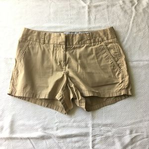 J. Crew Khaki Shorts Broken-In Chino Size 0